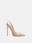 Sexy Rose Gold Evening Party Red Sole Pumps 2026 12 cm Stiletto Heels Pointed Toe High Heels