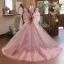 Unusual Blushing Pink Multi-Colors Sequins Birthday Flower Girl Dresses 2024 Trumpet / Mermaid Scoop Neck Sleeveless Backless Bow Detachable Sweep Train
