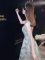 Sexy Vert Citron Robe De Soirée 2023 Princesse Bretelles Spaghetti Sans Manches Dos Nu Thé Longueur Soirée Robe De Ceremonie