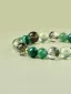 Inhabituel Vert Fait main Cristal Naturel Cristal Fantôme Vert Bracelets 2025 Accessorize