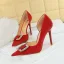 Sexy Black Evening Party Rhinestone Womens Shoes High Heels 2023 10 cm Stiletto Heels Satin Pointed Toe Womens Shoes