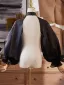 Unusual Black Handmade  Puffy Short Sleeve Evening Party shawl Polyester 2025 High Neck