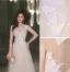 Fashion White Lace Butterfly Prom Dresses 2022 A-Line / Princess Scoop Neck Sleeveless Backless Floor-Length / Long Formal Dresses