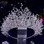 Charmant Bling Bling Fait main Multi-Couleurs Faux Diamant Alliage Accessoire Cheveux Mariage 2023 Mariage