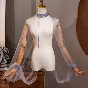 Chic Belle Gris Paillettes Soirée Promo Châle Vestes Enveloppements 2024 Tulle Titulaire