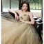 Chic / Beautiful Sage Green Appliques Prom Dresses 2023 A-Line / Princess Strapless Sleeveless Backless Floor-Length / Long Formal Dresses