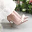 Schöne Weiß Perle Brautschuhe 2024 Leder 10 cm Stilettos Spitzschuh Hochzeit Pumps Hochhackige