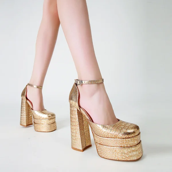 Fashion Dark Green Cocktail Party Womens Sandals 2022 Ankle Strap 10 cm Thick Heels Square Toe Sandals High Heels