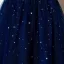 Vintage / Retro Navy Blue Star Sequins Floor-Length / Long Mother Of The Bride Dresses 2025 A-Line / Princess Square Neckline Short Sleeve Backless
