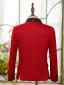 Fall Winter Red Long Sleeve Boys Wedding Suits 2025 6-piece Body Jewellery Coat Pants Shirt Tie Vest