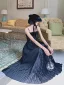 Chic / Beautiful Black Suede Prom Dresses 2022 A-Line / Princess Spaghetti Straps Sleeveless Backless Floor-Length / Long Prom Formal Dresses