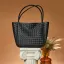 Modest / Simple Black Women Braid Bags Women's Bags Leather Casual Tote Bag Night Out Shoulder Bags 2023