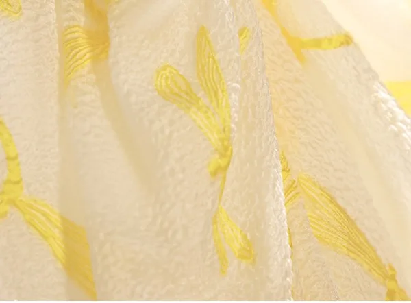 Chic / Beautiful Yellow Sequins Birthday Flower Girl Dresses 2025 Ball Gown Strapless Sleeveless Backless Floor-Length / Long