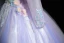 Chic / Beautiful Lavender Beading Sequins Appliques Prom Dresses 2023 Ball Gown V-Neck Long Sleeve Backless Floor-Length / Long Prom Formal Dresses