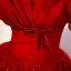 Élégant Rouge Perlage Paillettes Noeud Robe De Bal 2023 Robe Boule De l'épaule Manches Courtes Dos Nu Longue Promo Robe De Ceremonie