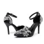 Schöne Weiß Strass Brautschuhe 2026 Knöchelriemen 9 cm Stilettos Spitzschuh Hochzeit Hochhackige