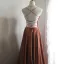 Sexy Coffee Beach Holiday Casual Prom Dresses 2024 A-Line / Princess Spaghetti Straps Sleeveless Backless X-Strap Floor-Length / Long Formal Dresses