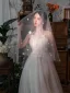 Elegant White Appliques 1.5 m Wedding Veils 2025 Tulle