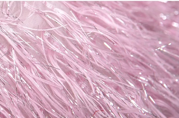 Chic / Beautiful Candy Pink Tassel Prom Dresses 2024 Ball Gown Square Neckline Short Sleeve Backless Floor-Length / Long Prom Formal Dresses