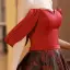 Vintage / Retro Burgundy Prom Dresses 2023 A-Line / Princess Off-The-Shoulder Sleeveless Backless Floor-Length / Long Prom Formal Dresses