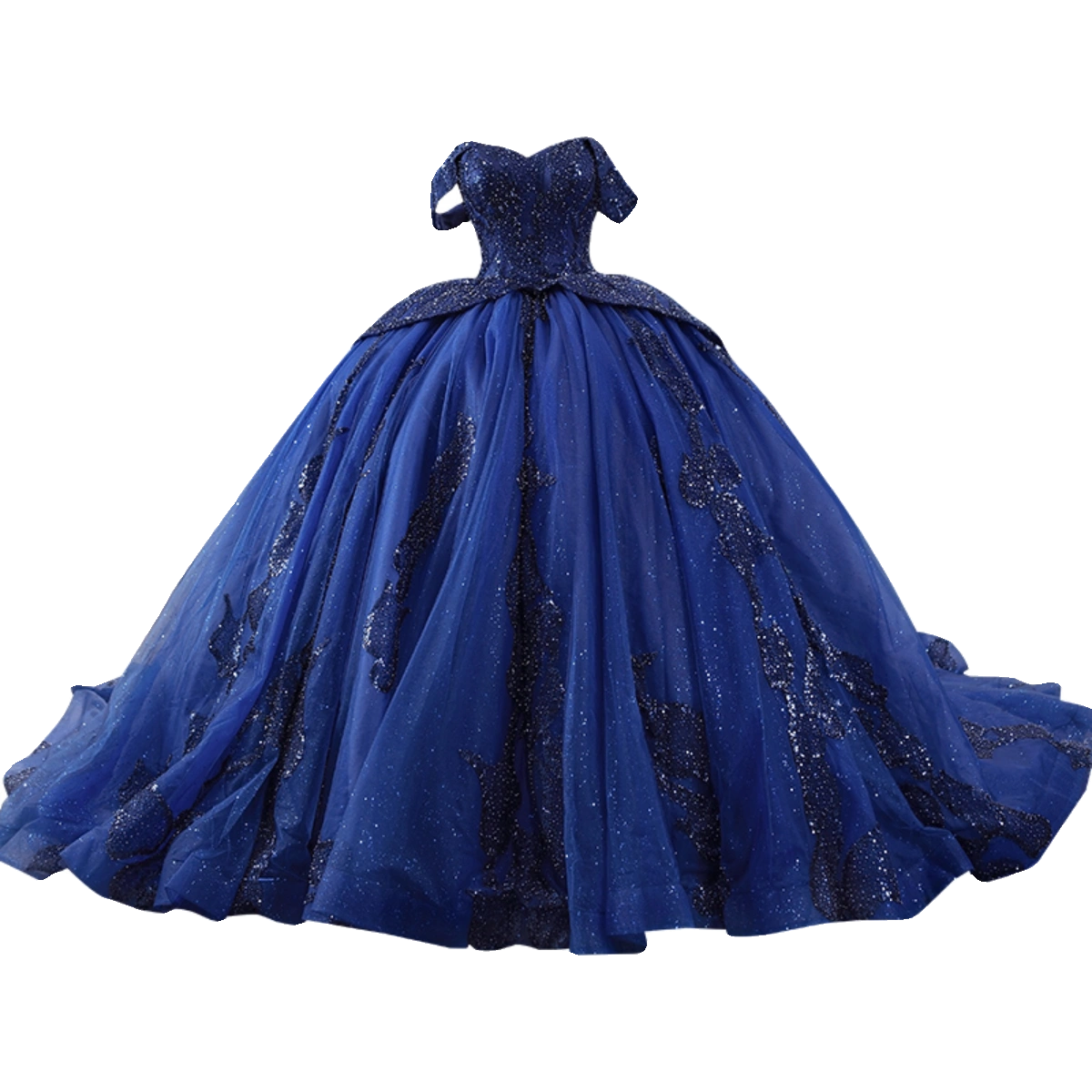 dark blue masquerade dress Ball Gown Square Neck 3/4 Length Sleeves Floor Length Royal Halloween Baroque Victorian Party Costume Masquerade Lace Party & Evening Rococo Dress