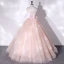 Chic / Beautiful Candy Pink Tassel Prom Dresses 2022 Ball Gown Strapless Sleeveless Backless Floor-Length / Long Formal Dresses