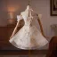 Zauberhaft Champagner Applikationen Perlenstickerei Kurze Ballkleider 2026 Ballkleid Off Shoulder Kurze Ärmel Rückenfreies Tülle Festliche Kleider
