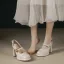 Elegant Black Casual Womens Shoes 2026 10 cm Thick Heels Round Toe High Heels