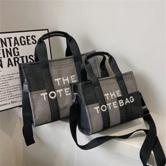 Vintage Streetwear Sorte Håndtaske 2024