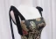 Vintage / Retro Black Printing Satin Prom Dresses 2024 Ball Gown Spaghetti Straps Sleeveless Backless Court Train Prom Formal Dresses