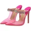 Transparent Silver Cocktail Party Womens Sandals 2022 Rhinestone 11 cm Stiletto Heels Pointed Toe Womens Sandals High Heels