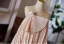 Fashion Blushing Pink Bow Sash Prom Dresses 2025 A-Line / Princess Scoop Neck Sleeveless Backless Sweep Train Formal Dresses