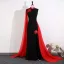 Chinese style Black Lace Flower Evening Party Cheongsam 2025 Trumpet / Mermaid High Neck Sleeveless Floor-Length / Long