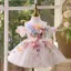 Flower Fairy Multi-Colors Appliques Sequins White Birthday Short Flower Girl Dresses 2026 Ball Gown Scoop Neck Short Sleeve Backless