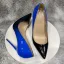 Mode Grön Patchwork  Fest Lackläder Pumps 2022 12 cm Stilettklackar Spetsiga Pumps Högklackade