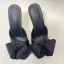 Chic / Beautiful Purple Satin Prom Bow Womens Sandals 2022 13 cm Stiletto Heels Open / Peep Toe Sandals High Heels
