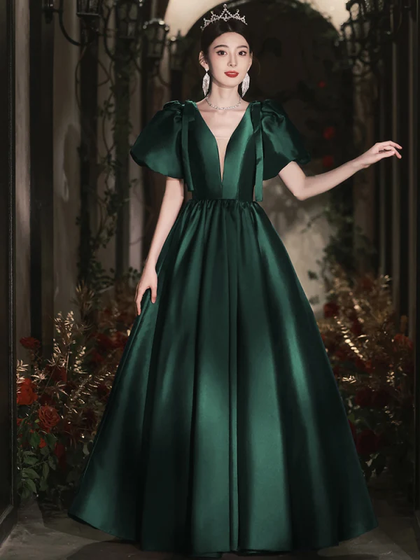 dark green dress elegant Dark Green Mermaid Lace Prom Dresses Off Shoulder