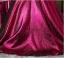 Chic / Beautiful Fuchsia Sequins Bow Birthday Flower Girl Dresses 2025 Ball Gown High Neck Sweep Train Long Sleeve