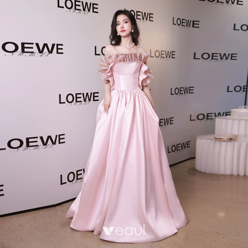 Pink Prom Dresses, 2023 Prom Dresses, Long Prom Dresses Y1886