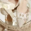 Elegant White Pearl Rhinestone Appliques Wedding Shoes 2024 8 cm Stiletto Heels Pointed Toe Wedding Sandals High Heels