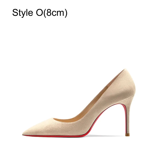 Fashion Black Suede Evening Party Pumps 2023 12 cm Stiletto Heels Pointed Toe Pumps High Heels