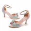 Sexy Multi-Couleurs Faux Diamant Soirée Sandales Femme 2023 Bride Cheville 7 cm Talons Aiguilles Peep Toes / Bout Ouvert Sandales Talons Hauts