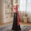 Bling Bling Watermelon Rouge Paillettes Robe De Soirée 2024 Trompette / Sirène Bustier Sans Manches Dos Nu Longue Soirée Robe De Ceremonie