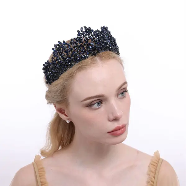 Baroque Multi-Couleurs Faux Diamant Perle Accessoire Cheveux Mariage 2024 Alliage Mariage Accessorize