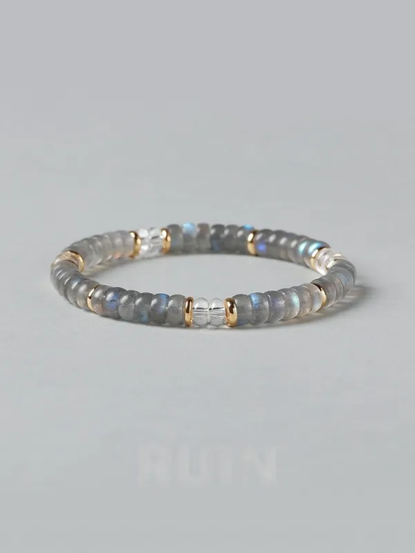 Mode Inhabituel Gris Fait main Cristal Naturel Bracelets 2025 Accessorize