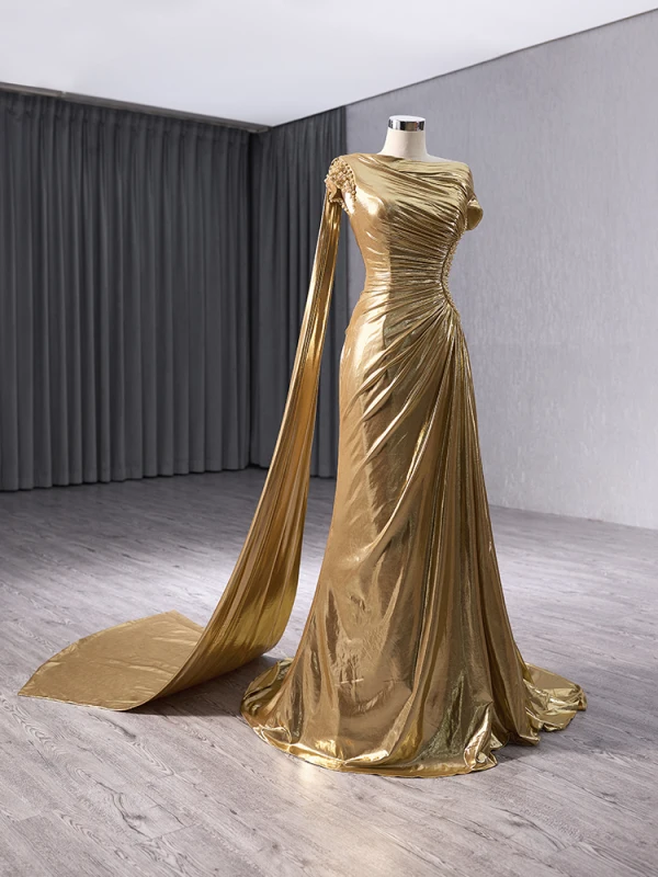 sequin dress for festival The golden sequin dress main image 1