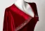Chic / Beautiful Burgundy Velvet Sequins Prom Dresses 2026 Zipper Up Sweep Train V-Neck Formal Dresses Prom Short Sleeve Trumpet / Mermaid
