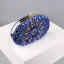 Sparkly Royal Blue Rhinestone Evening Party Cocktail Party Clutch Bags 2023