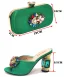 Chic / Beautiful Rhinestone Satin Purple Prom Womens Sandals Clutch Bags 2023 9 cm Open / Peep Toe Crystal Thick Heels Sandals High Heels Clutch Bags