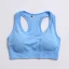 Einfarbig Himmelblau Fest Yoga & Sport Set Rundhalsausschnitt Lange Ärmel Figurbetontes Leggings 2021